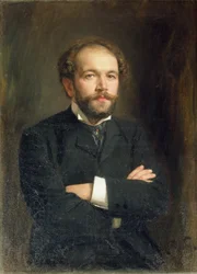 Portrait of Nikolai Karlovich Medtner (1879-1951)